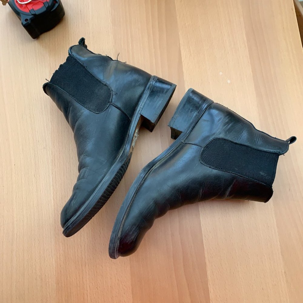 leather chelsea ankle boots quiet luxury - Picture 6 of 16
